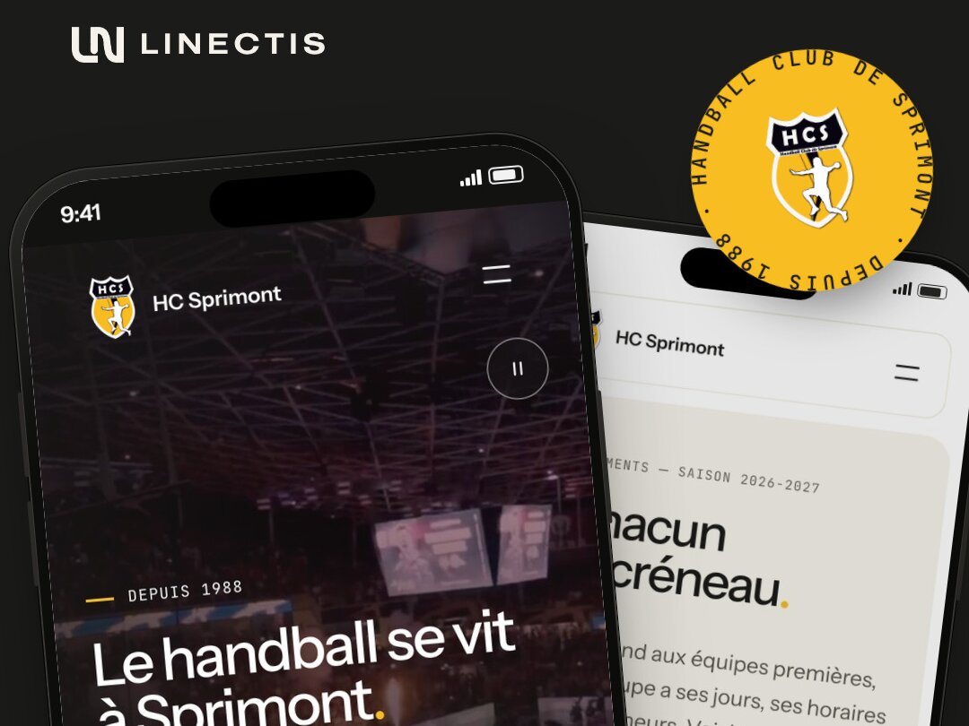 Le nouveau site du HC Sprimont : étude de cas Linectis
